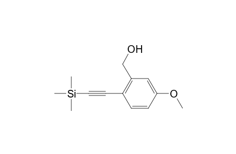 Benzenemethanol, 5-methoxy-2-[(trimethylsilyl)ethynyl]-