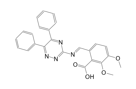 benzoic acid, 6-[(E)-[(5,6-diphenyl-1,2,4-triazin-3-yl)imino]methyl]-2,3-dimethoxy-