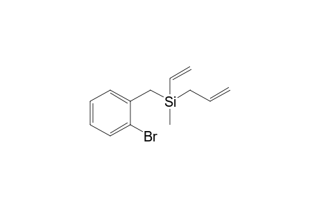 [(2'-Bromophenyl)methyl]-[ethenyl(methyl)(prop-2'-enyl)]silane