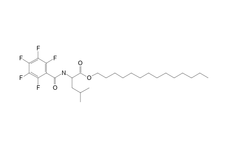 L-Leucine, N-pentafluorobenzoyl-, tetradecyl ester