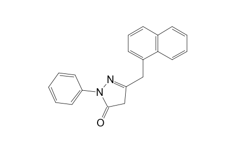 3H-pyrazol-3-one, 2,4-dihydro-5-(1-naphthalenylmethyl)-2-phenyl-