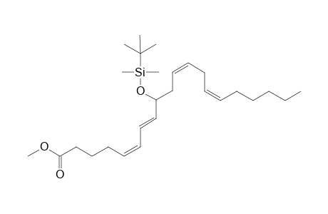 Methyl 9-(tertbutyldimethylsiloxy)eicosan-5(Z),7(E),11(Z),14(Z)-tetraenoate