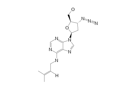 9-(3-AZIDO-2,3-DIDEOXY-BETA-D-ERYTHRO-PENTOFURANOSYL)-6-(ISOPENT-2-ENYL)-AMINPURINE