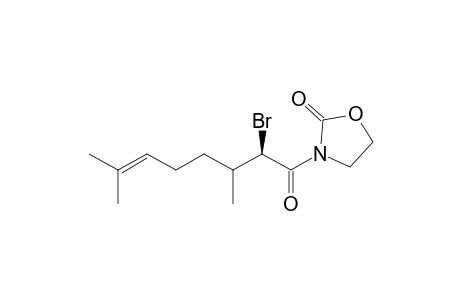 (R)-(+)-3-(2-Bromo-3,7-dimethyloct-6-enoyl)oxazolidin-2-one