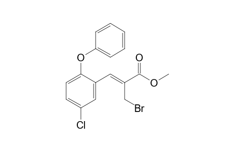 (Z)-2-Bromomethyl-3-(5-chloro-2-phenoxy-phenyl)-acrylic acid methyl ester