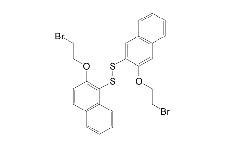 BIS[2-(2-BROMOETHOXY)-1-NAPHTHYL] DISULFIDE