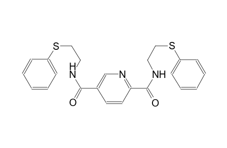 2,5-pyridinedicarboxamide, N~2~,N~5~-bis[2-(phenylthio)ethyl]-