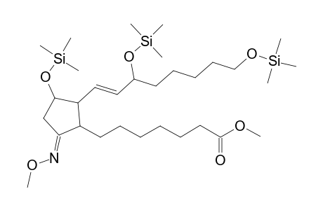 7-(2-(3,8-di(triemthylsiloxy)-1-octenyl)-5-(methoxyimino)-3-(trimethylsiloxy)cyclopentyl)heptanoic acid methyl ester