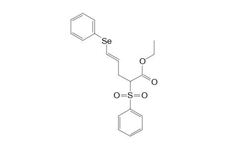 ETHYL-2-(BENZENESULFONYL)-5-(PHENYLSELENO)-4-PENTENOATE