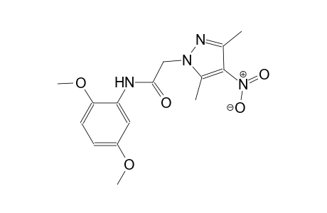 N-(2,5-dimethoxyphenyl)-2-(3,5-dimethyl-4-nitro-1H-pyrazol-1-yl)acetamide