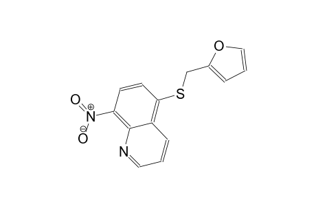 5-(Furan-2-ylmethylsulfanyl)-8-nitro-quinoline