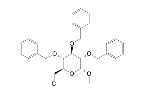 METHYL-2,3,4-TRI-O-BENZYL-6-CHLORO-6-DEOXY-ALPHA-D-GLUCOPYRANOSIDE