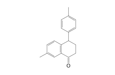 7-Methyl-4-(4-methylphenyl)-3,4-dihydro-2H-naphthalen-1-one