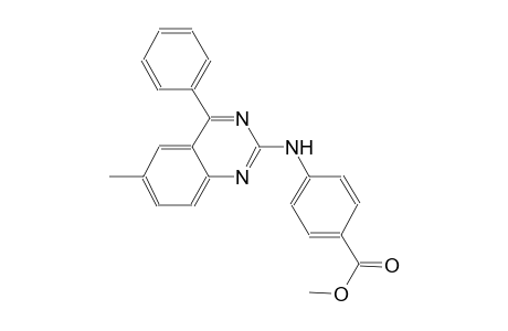 benzoic acid, 4-[(6-methyl-4-phenyl-2-quinazolinyl)amino]-, methyl ester