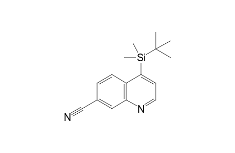 4-(tert-Butyldimethylsilyl)quinoline-7-carbonitrile