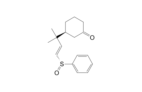 Cyclohexanone, 3-[1,1-dimethyl-3-(phenylsulfinyl)-2-propenyl]-, [R*,S*-(E)]-(.+-.)-