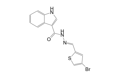 N'-[(E)-(4-bromo-2-thienyl)methylidene]-1H-indole-3-carbohydrazide