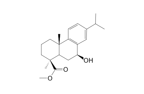 7,8 - dihydro - 7.beta. - hydroxy - 8,9,11,12 - [tetra] dehydro - abietic acid methyl ester ?