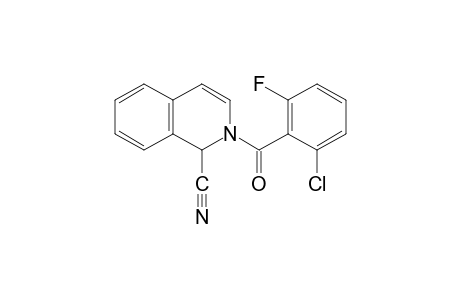 2-(2-chloro-6-fluorobenzoyl)-1,2-dihydro-1-isoquinolinecarbonitrile