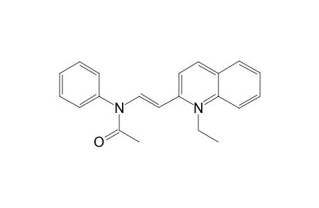 Quinolinium, 2-[2-(acetylphenylamino)ethenyl]-1-ethyl-