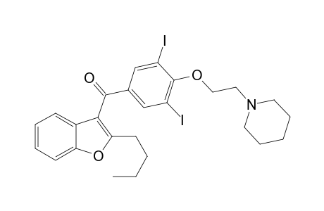 [4-(2-Butyl-benzofuran-3-yl)-[3,5-diiodophenyl-4-(2-piperidinoethoxy)phenyl]-methanone$hydrochloride