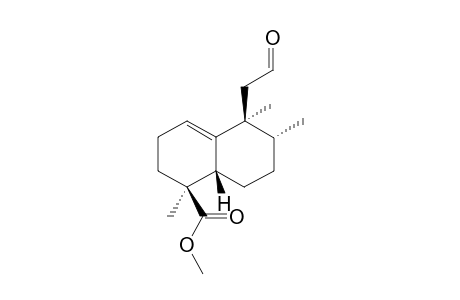 Methyl 12-Oxo-13,14,15,16-tetranor-ent-halima-1(10)-en-18-oate