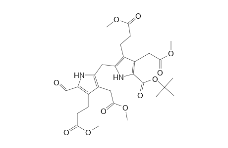 1H-Pyrrole-3-propanoic acid, 5-[(1,1-dimethylethoxy)carbonyl]-2-[[5-formyl-3-(2-methoxy-2-oxoethyl)-4-(3-methoxy-3-oxopropyl)-1H-pyrrol-2-yl]methyl]-4-(2-methoxy-2-oxo ethyl)-, methyl ester