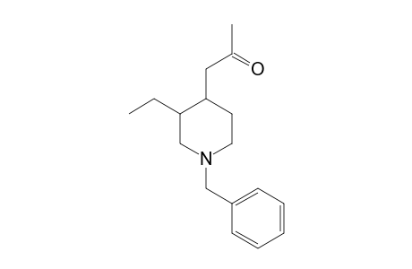 TRANS-4-ACETONYL-1-BENZYL-3-ETHYL-PIPERIDINE