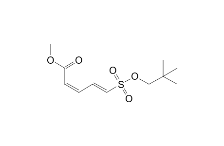 Methyl (2Z,4E)-5-[(neopentyloxy)sulfonyl]penta-2,4-dienoate