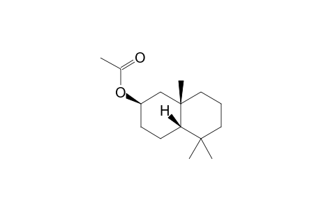 5,5,9beta-Trimethyl-cis-2beta-decalyl acetate