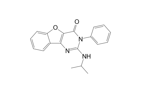 2-(Isopropylamino)-3-phenylbenzofuro[3,2-d]pyrimidin-4(3H)-one