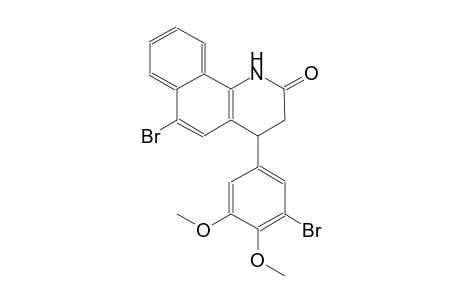 6-Bromo-4-(3-bromo-4,5-dimethoxy-phenyl)-3,4-dihydro-1H-benzo[H]quinolin-2-one
