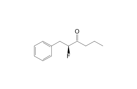 (2S)-2-fluoranyl-1-phenyl-hexan-3-one
