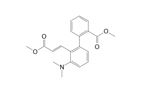 (E)-3-[6'-DIMETHYLAMINO-2'-(2''-METHOXYCARBONYLPHENYL)-PHENYL]-PROPENOIC-METHYLESTER