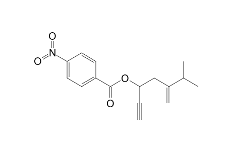 6-Methyl-5-methylenehept-1-yn-3-yl p-Nitrobenzoate