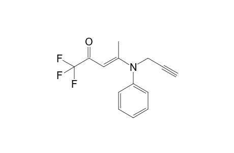 (E)-1,1,1-Trifluoro-4-(phenyl-N-1-propyn-3-ylamino)-pent-3-en-2-one
