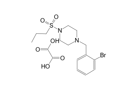 1-(2-bromobenzyl)-4-(propylsulfonyl)piperazine oxalate