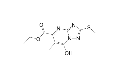 Ethyl 7-hydroxy-6-methyl-2-(methylthio)-[1,2,4]triazolo[1,5-a]pyrimidine-5-carboxylate