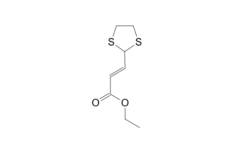 (E)-Ethyl 3-(1,3-dithiolan-2-yl)acrylate