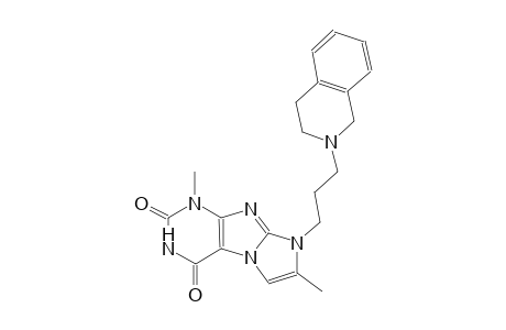 1H-imidazo[2,1-f]purine-2,4(3H,8H)-dione, 8-[3-(3,4-dihydro-2(1H)-isoquinolinyl)propyl]-1,7-dimethyl-