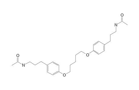 N,N'-(Pentamethylenebis(oxy-p-phenylenetrimethylene))diacetamide