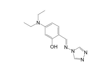 5-(Diethylamino)-2-[(E)-(4H-1,2,4-triazol-4-ylimino)methyl]phenol