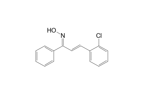 2-Propen-1-one, 3-(2-chlorophenyl)-1-phenyl-, oxime