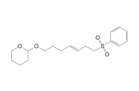 7-(Phenylsulfonyl)-1-(tetrahydropyran-2'-yloxy)hept-4-ene