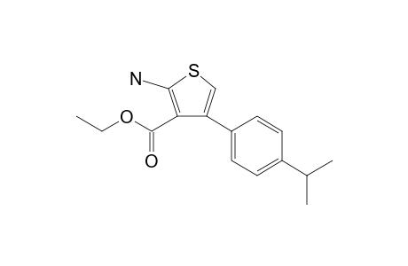 Ethyl 2-amino-4-(4-isopropylphenyl)-3-thiophenecarboxylate