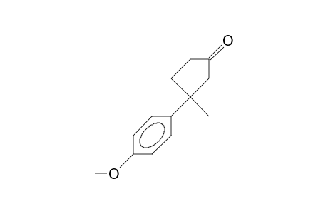 Cyclopentanone, 3-(4-methoxyphenyl)-3-methyl-
