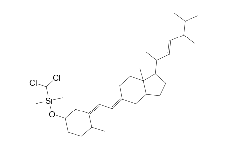 Silane, (dichloromethyl)dimethyl[[(3.beta.,5Z,7E,22E)-9,10-secoergosta-5,7,22-trien-3-yl]oxy]-