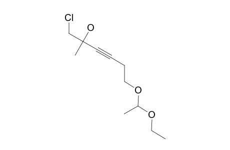 1-CHLORO-6-(1-ETHOXYETHOXY)-2-METHYL-3-HEXYN-2-OL