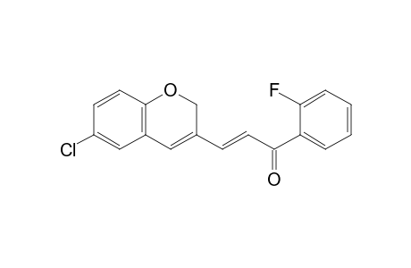 (E)-3-(6-Chloro-2H-chromen-3-yl)-1-(2-fluorophenyl)-prop-2-en-1-one