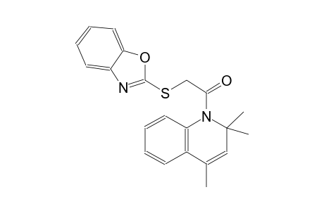 1-[(1,3-benzoxazol-2-ylsulfanyl)acetyl]-2,2,4-trimethyl-1,2-dihydroquinoline
